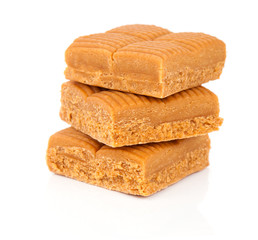 Caramel isolated on a white background