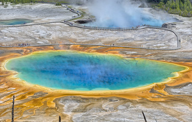 Grand Prismatic Spring, Canada Spring 2010.