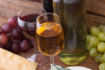 Wine and cheese