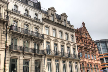 Fototapeta na wymiar Facades of houses in London, UK 