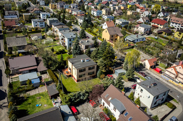 Fototapeta premium Aerial view of Opole