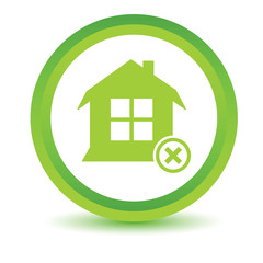 Remove house volumetric icon