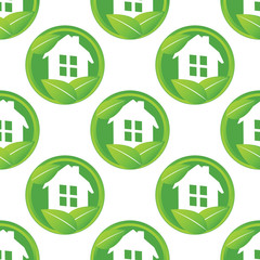 Eco house pattern