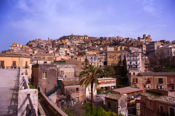 View of Agira, Sicily
