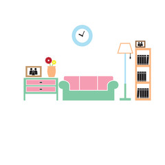 Living room icons color