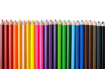 row of crayon
