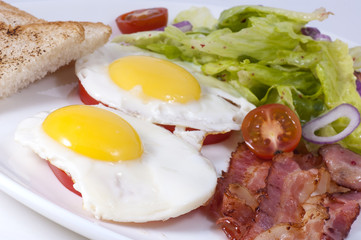 eggs with bacon