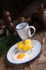 Dill potato with buttermilk