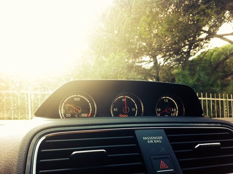 sport car tachimeter