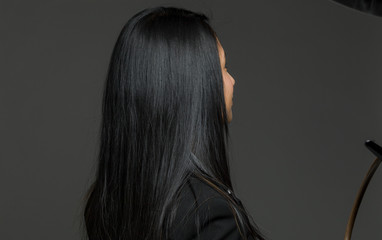 Naklejka premium Model isolated from behind