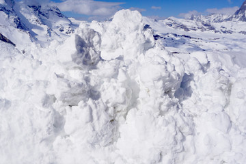 snow close up