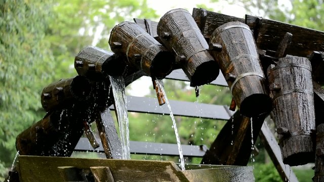 Altes Wasserrad in Erlangen-Bruck