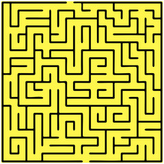 Black square maze (20x20)