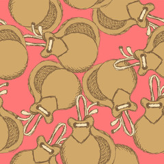 Sketch spanish castanet in vintage style