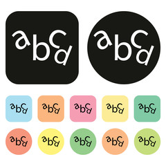 language icon. Dictionary icon