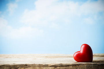 Fototapeta premium Heart. Greeting card.