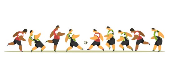 Fototapeta premium football match