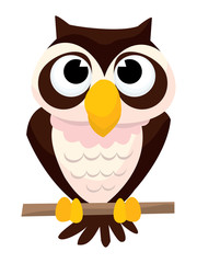 Cute Cartoon Owl