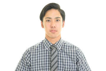 微笑むビジネスマン