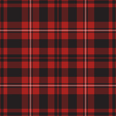 seamless illustration - red tartan