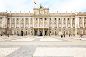 Fototapeta na wymiar Palacio Real de Madrid, Spain