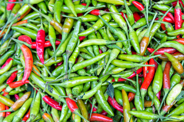 Pile of fresh chili