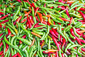 Pile of fresh chili