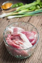 raw pork