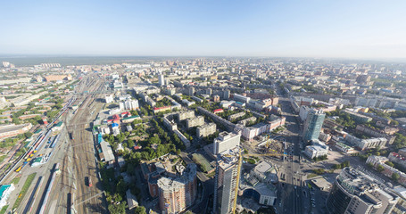 Obraz premium Aerial city view 