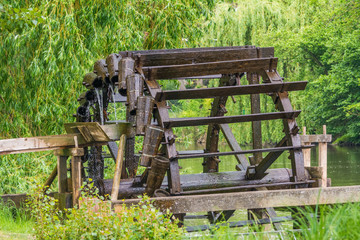 Altes Wasserrad in Erlangen-Bruck