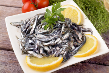 Neonata di acciughe - Baby anchovies
