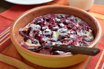 Cherry clafoutis