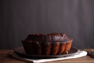cake with chocolate
