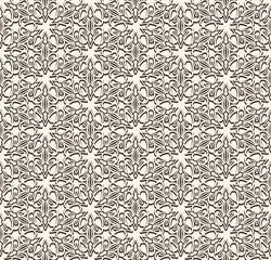 Vintage beige lace, seamless pattern