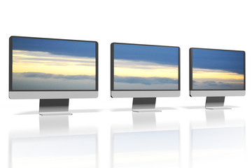Fototapeta premium Monitor concept