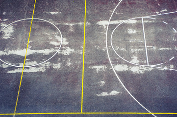 Old basketball field