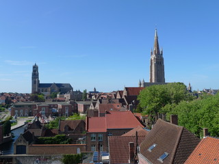 bruges bird-eye view