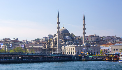 Fototapeta na wymiar ISTANBUL, TURKEY - MAY 14, 2015:Panorama 