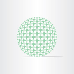 green ball eco globe clean world icon