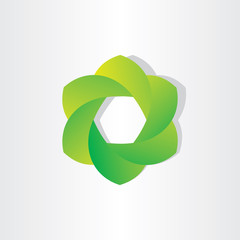 green circle ecology design element