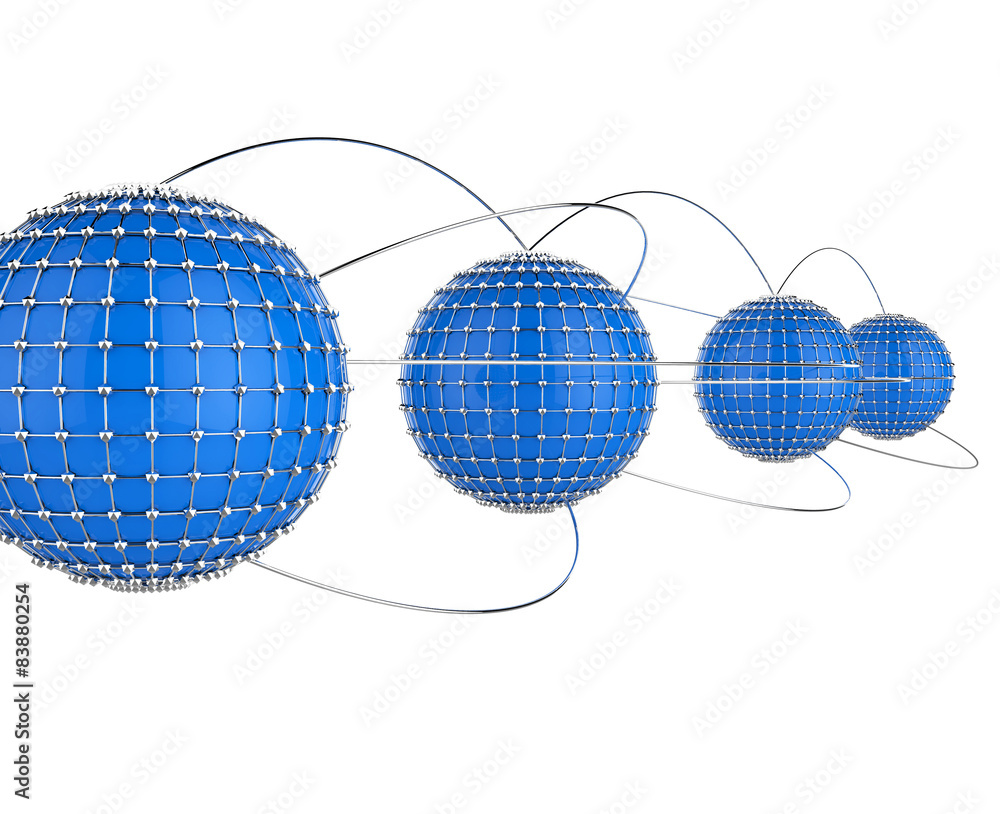 Poster interconnected network means connecting and technology