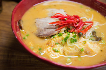 Traditional Japanese ramen