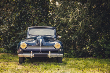 Vintage car on the road, Classic Vehicles