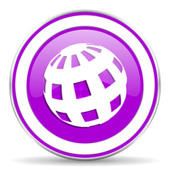 earth violet icon