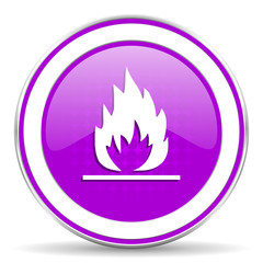 flame violet icon