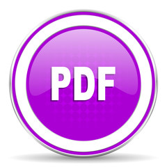 pdf violet icon