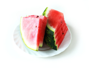 watermelon on a plate