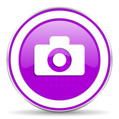 camera violet icon