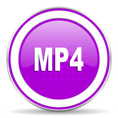 mp4 violet icon