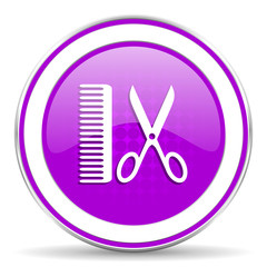 barber violet icon